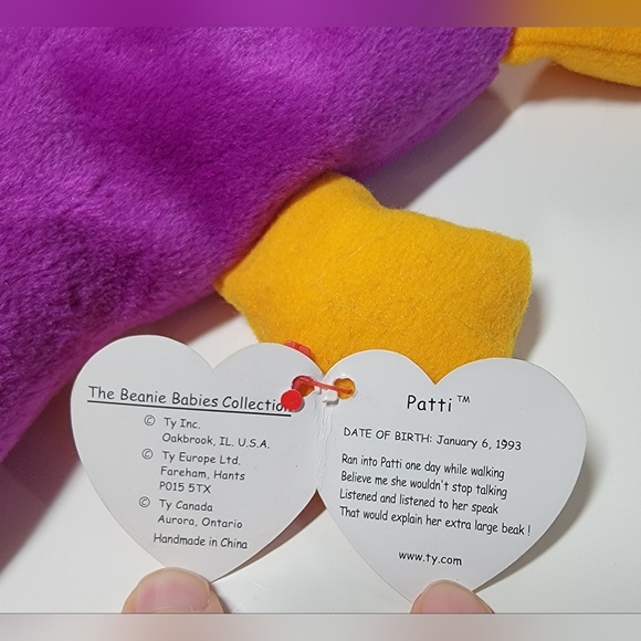 NWT Patti platypus Ty Beanie Baby style 4025 - Picture 7 of 10